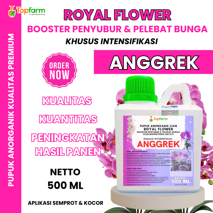 Pupuk Anggrek Cepat Berbunga/ Pupuk Penyubur Tanaman Anggrek/ Pupuk cair Bunga Anggrek Cepat Berbung