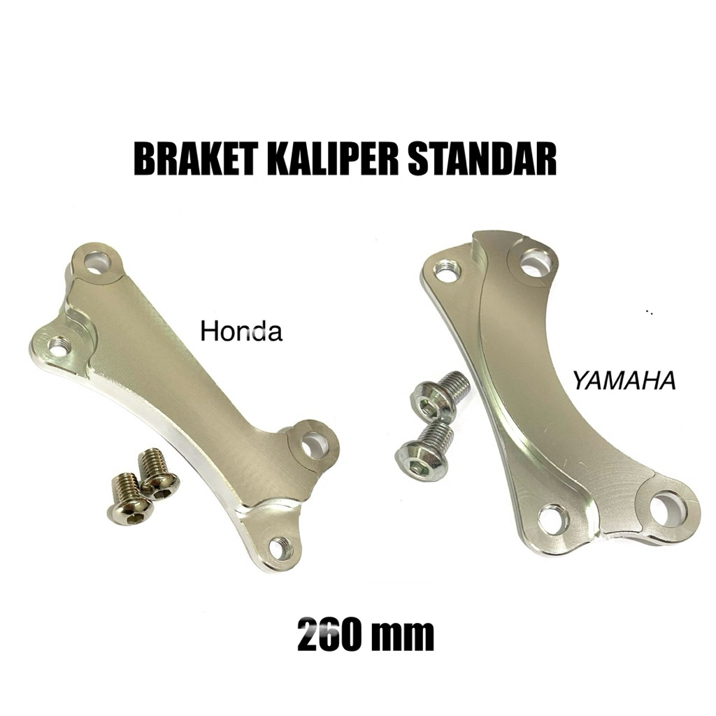 BREKET KALIPER STANDAR  260MM BREKET  DISK CAKRAM 260MM BEAT VARIO SCOOPY MIO FINO XEON XRIDE