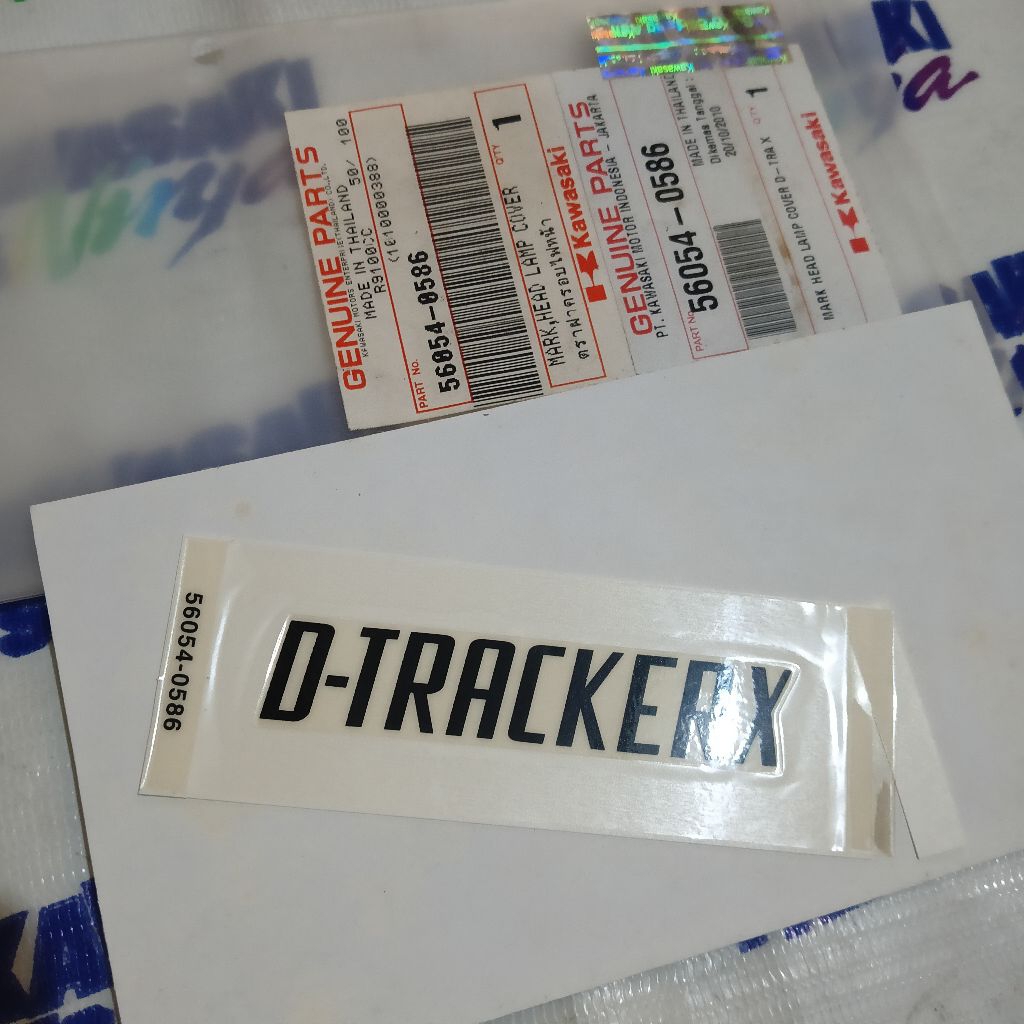 STIKER STRIPING DECAL DTRACKER 250 DTREKER 250 BAGIAN BATOK LAMPU ORIGINAL