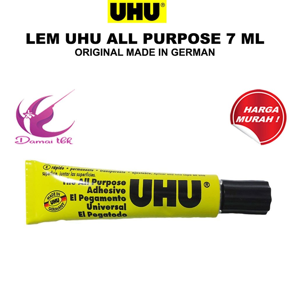 

Lem UHU All Purpose Adhesive Glue 7 ml Original Made in German