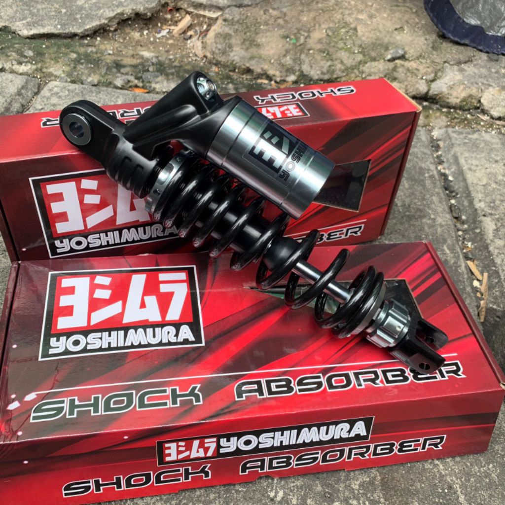 (Free Stiker YSS) Shockbreaker Yoshimura Model Evo G-Sport Single Shock Motor Matic Honda Yamaha