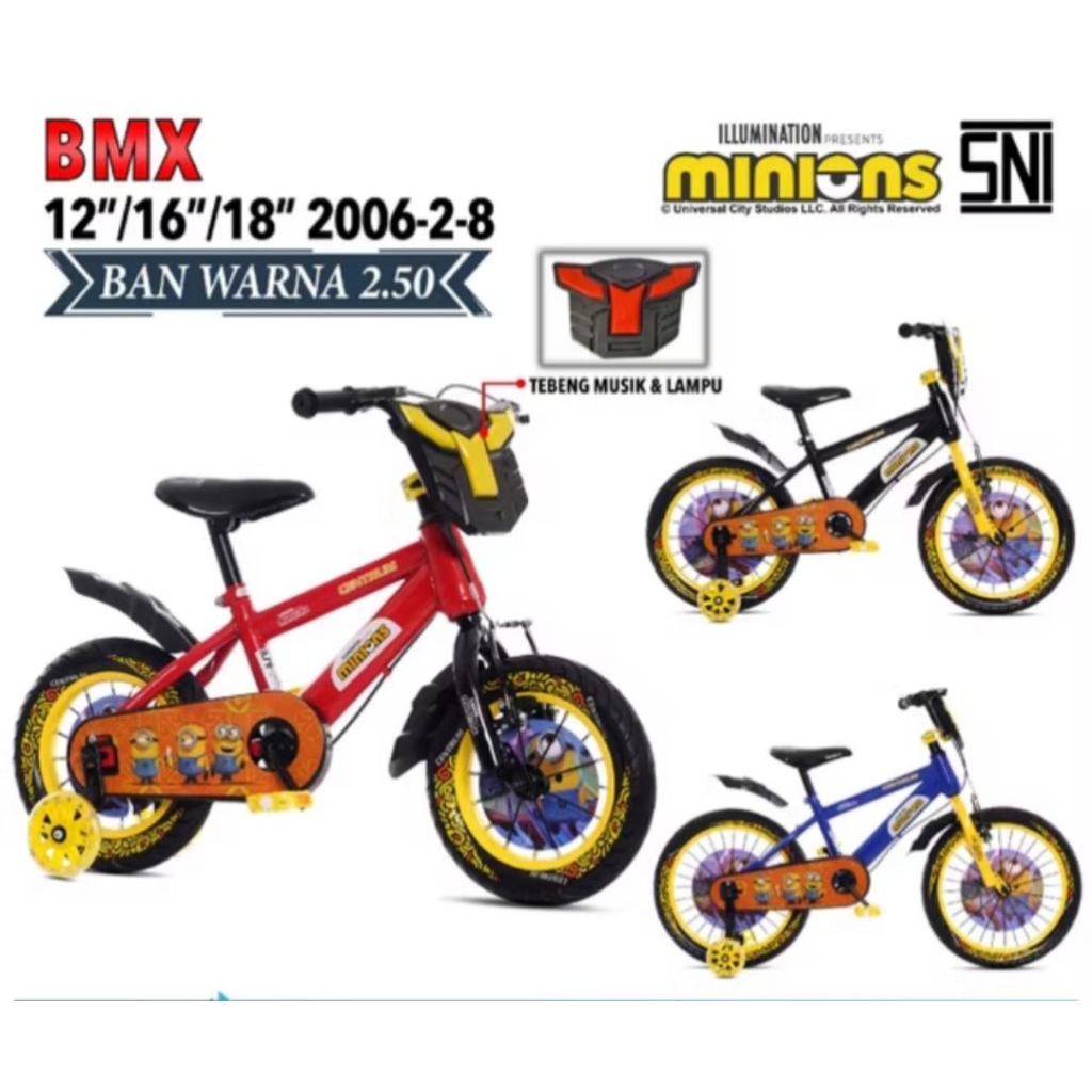 Sepeda anak roda 4 BMX 2006-2-8 Centrum