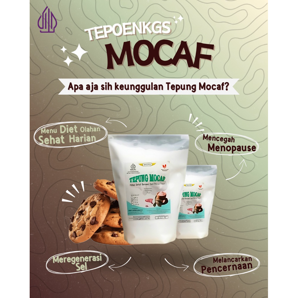 

Tepong Mocaf Tepoenkgs - Gluten Free - 500gr