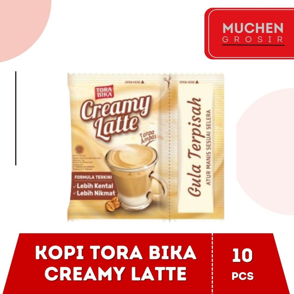 

Torabika Creamy Latte 10 Pcs Kopi Bubuk Kemasan
