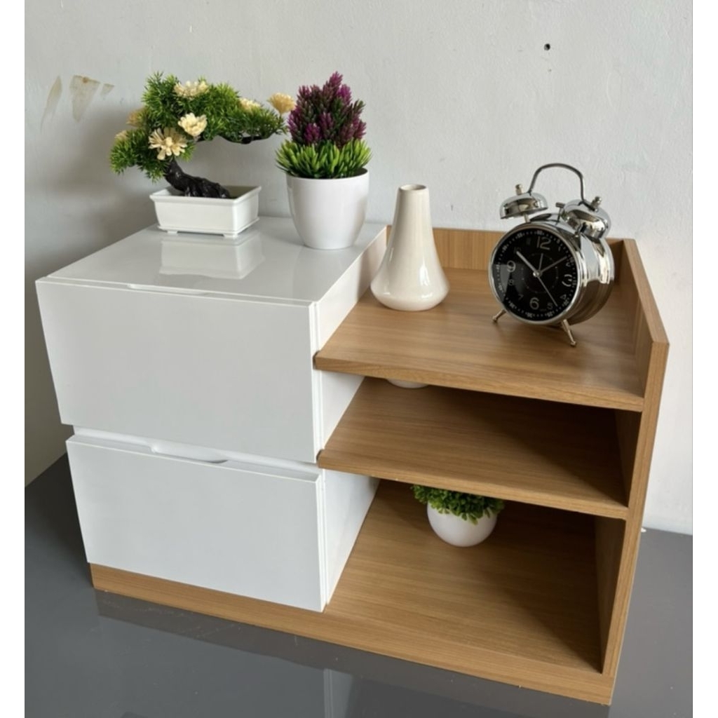 Meja nakas drawer laci susun minimalis