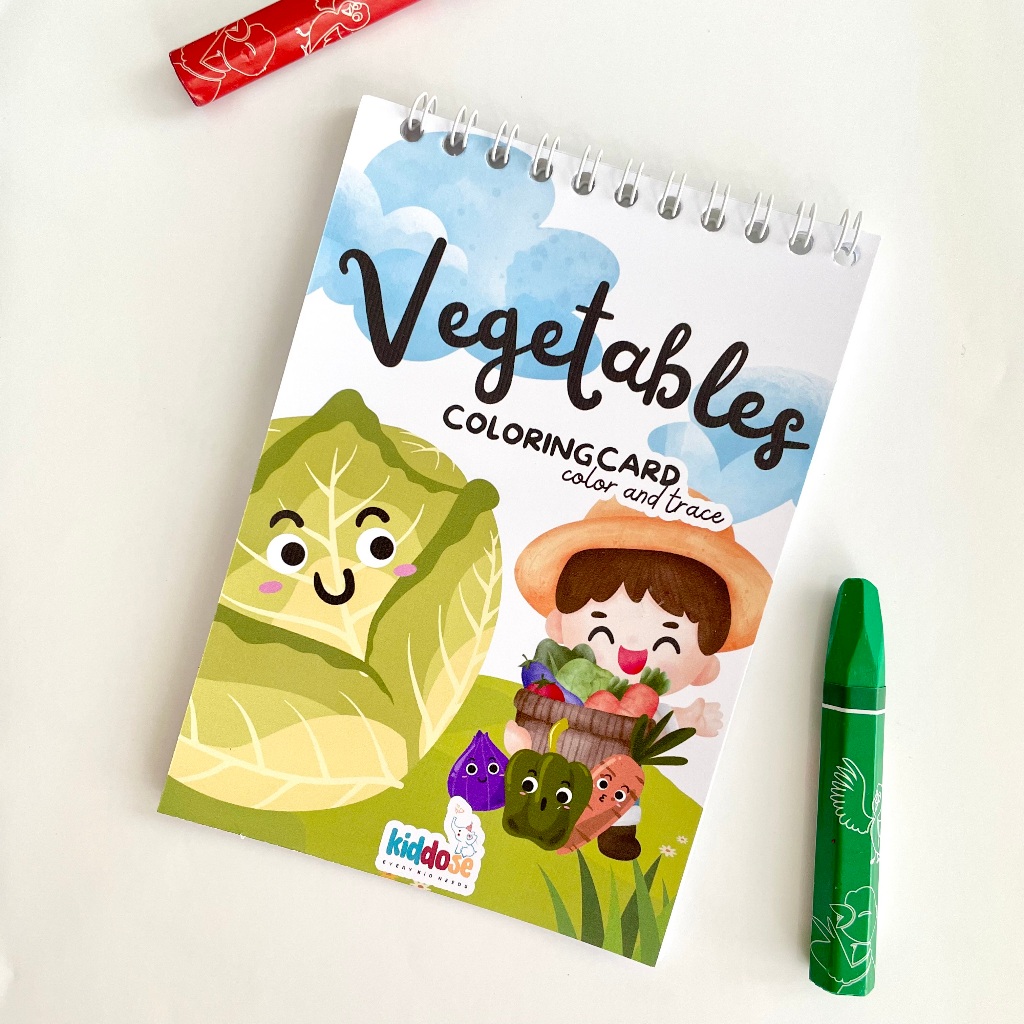 BUKU MEWARNAI ANAK MINI A6 10 lembar TEMA HEWAN TERNAK FARM ANIMAL EDUKATIF PAUD TK SD
