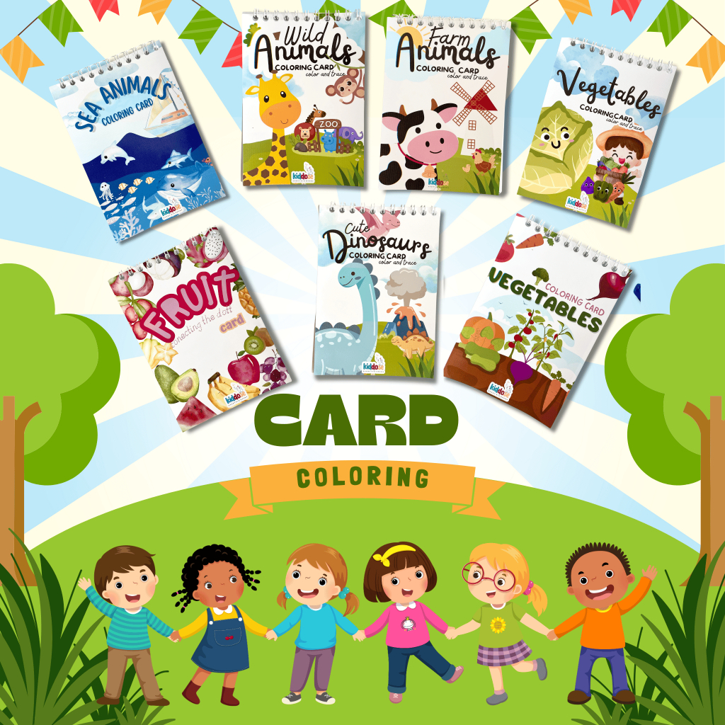 

BUKU MEWARNAI ANAK A6 10 HALAMAN KIDDOSE BANYAK TEMA AKTIVITAS ACTIVITY BOOK