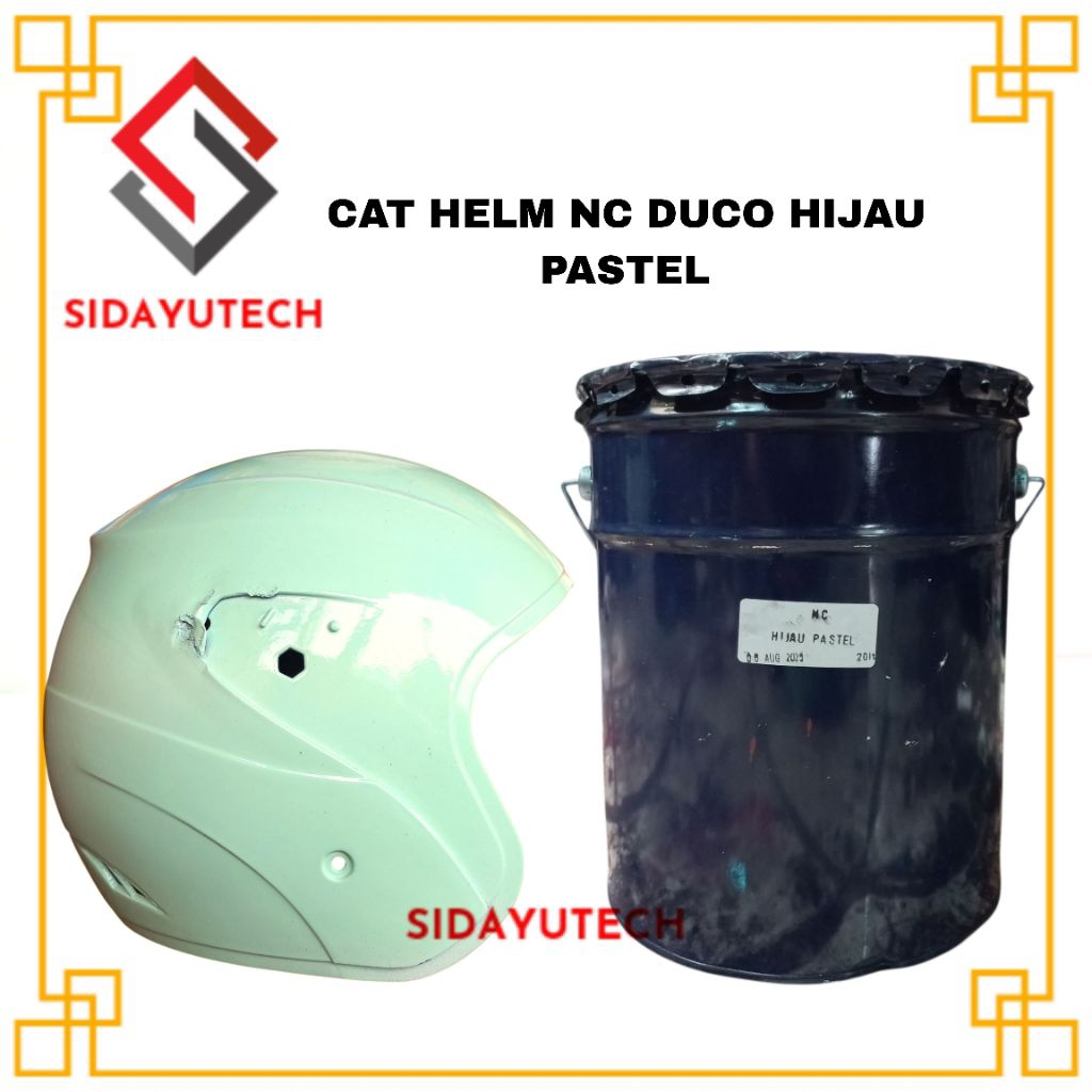 Cat Helm NC Duco Jepang Hijau Pastel