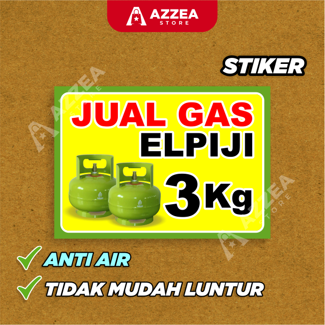 

Stiker Jual Gas LPG 3Kg Siap Kirim