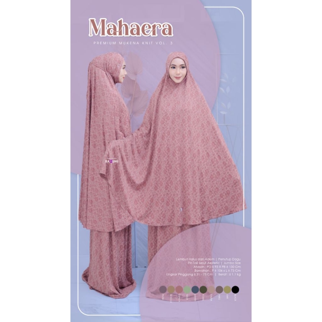 Mahaera Mukena Knit Raqumi