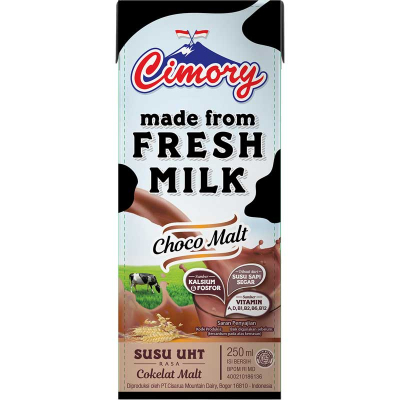 

Cimory Susu UHT Malt Cokelat Kotak 250 ml