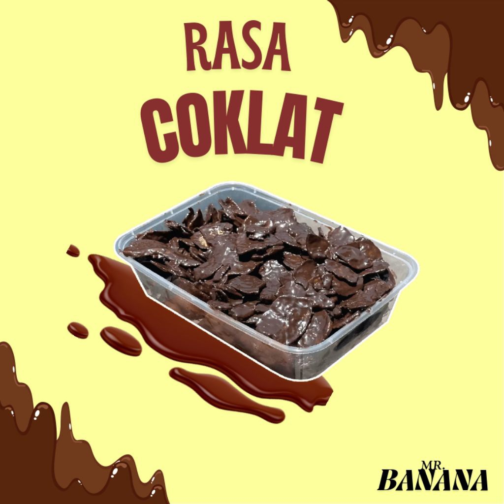 

KERIPIK PISANG LUMER BY MR.BANANA cemilan keripik pisang lumer manis (coklat)