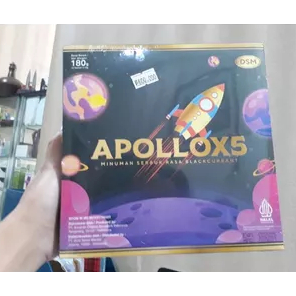 Apollo 12 Apollo X5 Kemasan Baru 5 Saset Herbal Stamina Pria BPOM