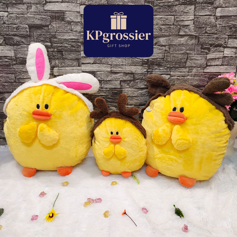 Boneka Bebek Piyo - Piyo Jumbo Kostum Rusa dan Kelinci 32 - 55 cm