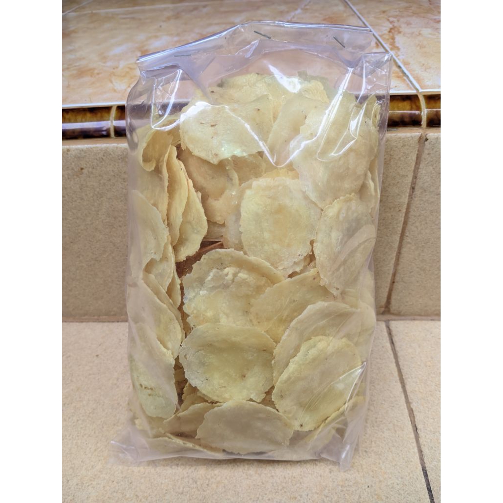 

Emping Melinjo Mentah 500g 100% asli Emping Melinjo Super gratis bubble wrap dan Kardus