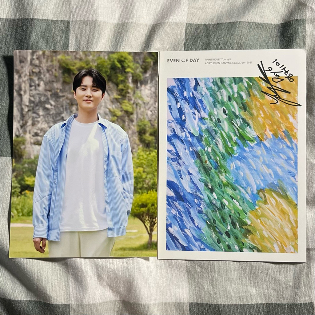 [read desc] day6 even of day eod summer melody photobook youngk postcard set