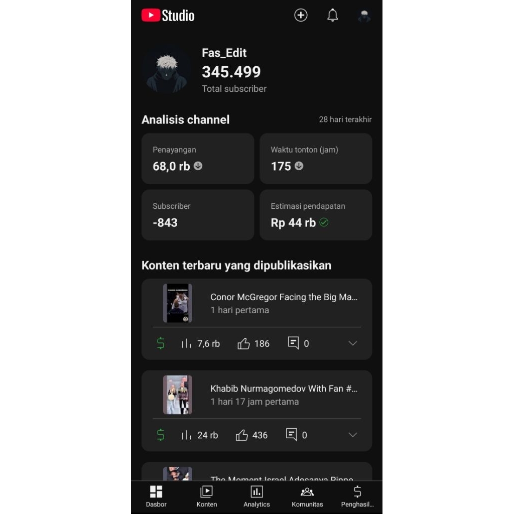 AKUN YOUTUBE SHORT TARGET LUAR NEGERI