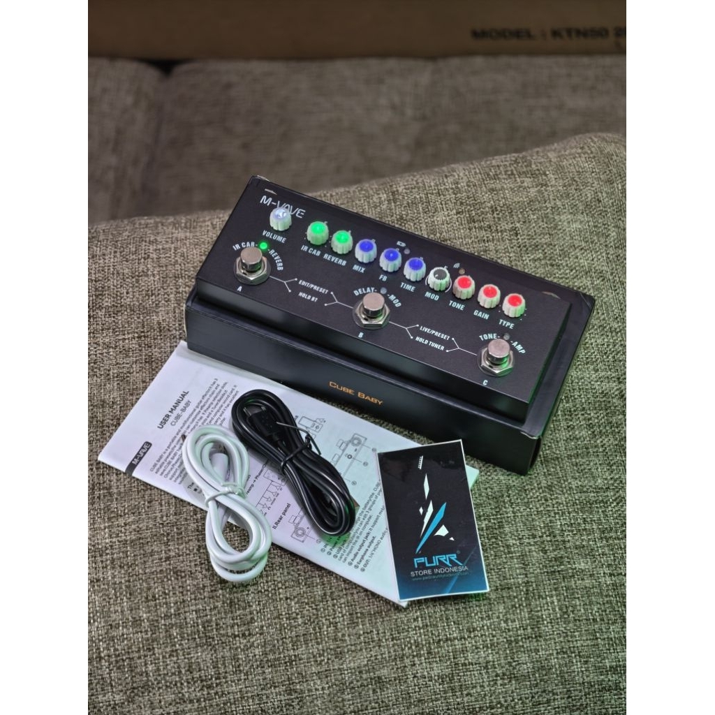 EFEK GITAR M-VAVE (CUVAVE) CUBE BABY - 100% ORIGINAL