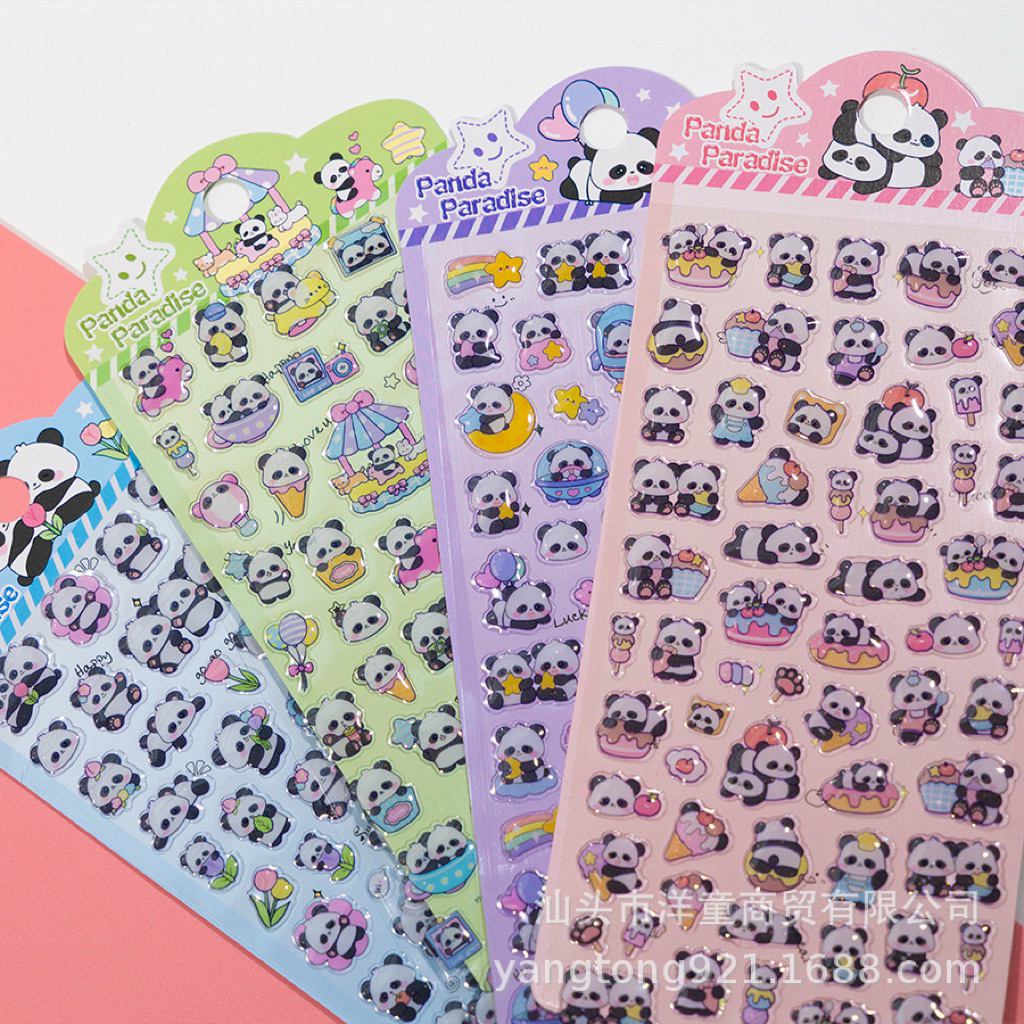 

Stiker Timbul Premium Lucu Motif Panda