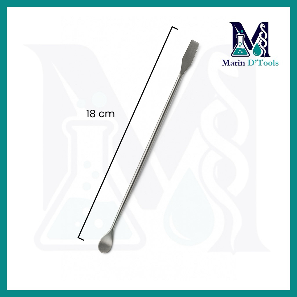 Spatula Stainless [SPATEL] alat praktikum laboratorium