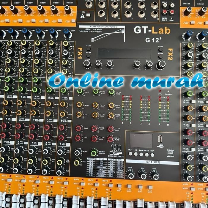 mixer rdw gt lab g 12 gen 2 / gtlab g12 gen 2 / gt lab g12 double efefcks 12 channel original