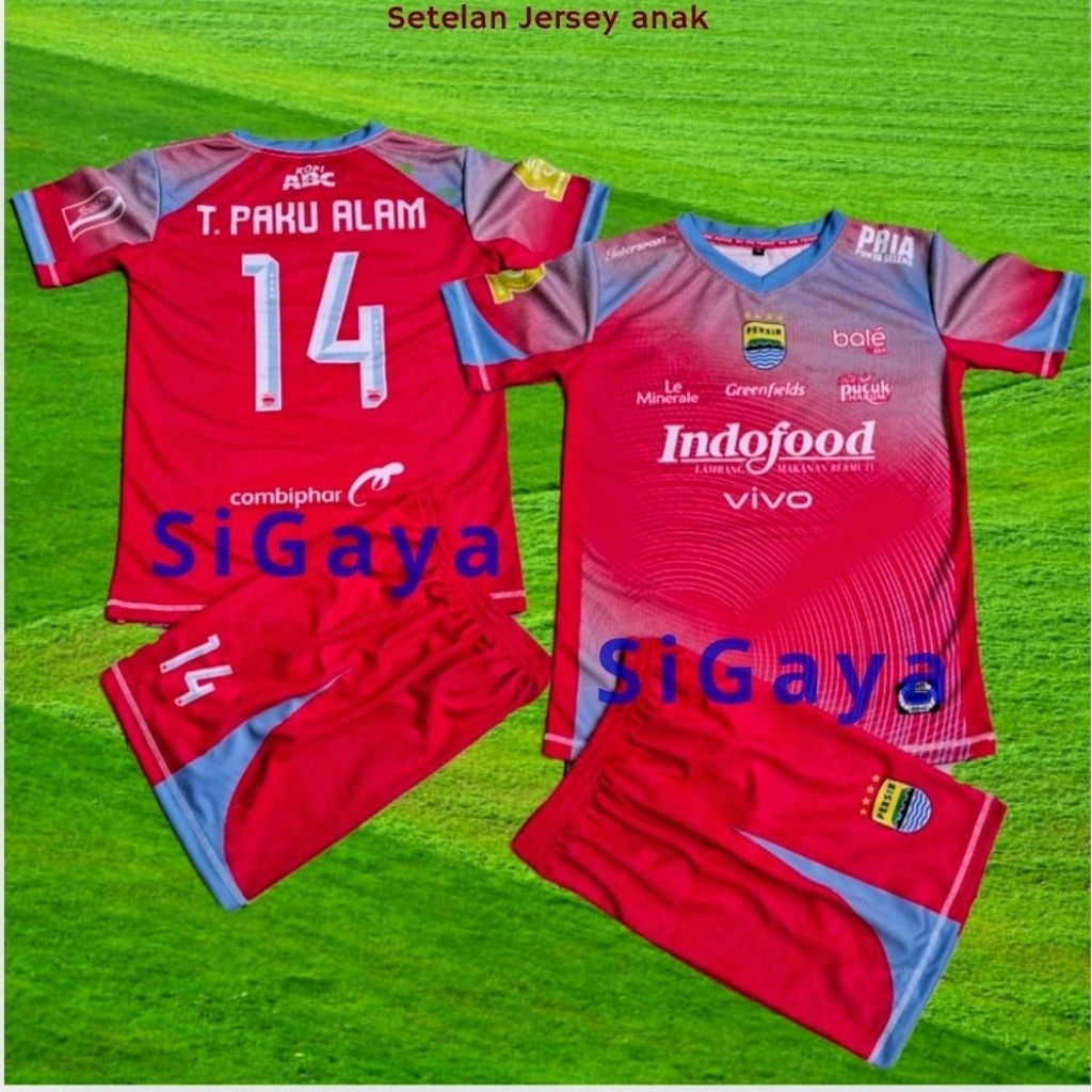 Stelan Jersey GK Persib Anak Terbaru 2025 – Baju Kiper Anak Persib Bandung Keren & Bisa Custom Nama 