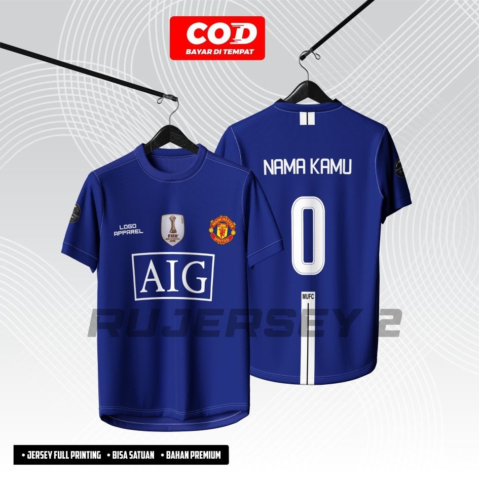 Jersey MU UTD 2008 3rd Full Printing
