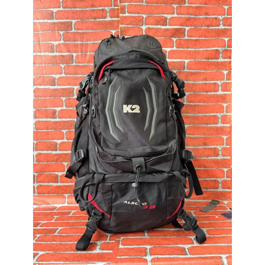 Tas Ransel Outdoor/Gunung K2,Ransel Fungsional Camping Haking 38Liter