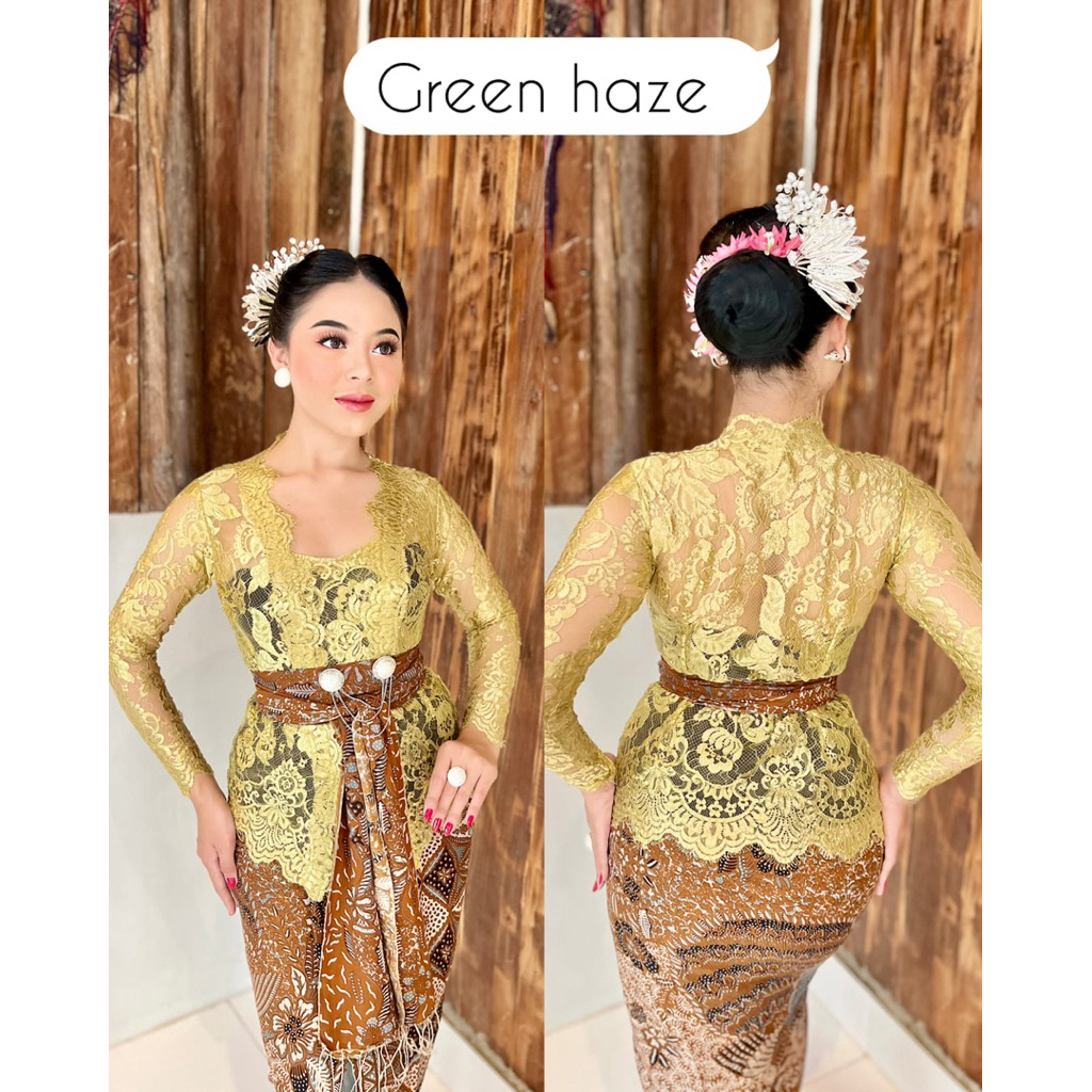 KEBAYA BALI BROKAT METALIK