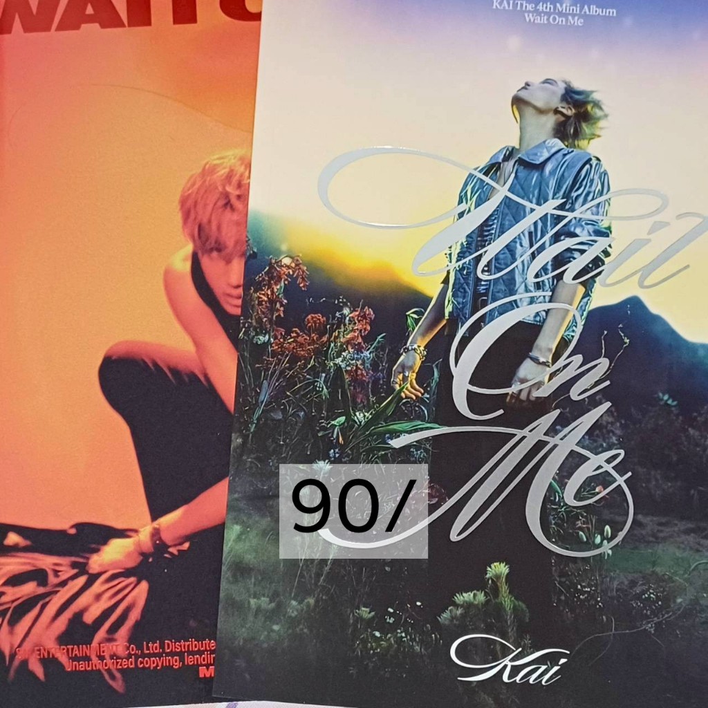KAI WAIT ON ME PHOTOBOOK DRIVER RULER VER ALBUM INCLUSION