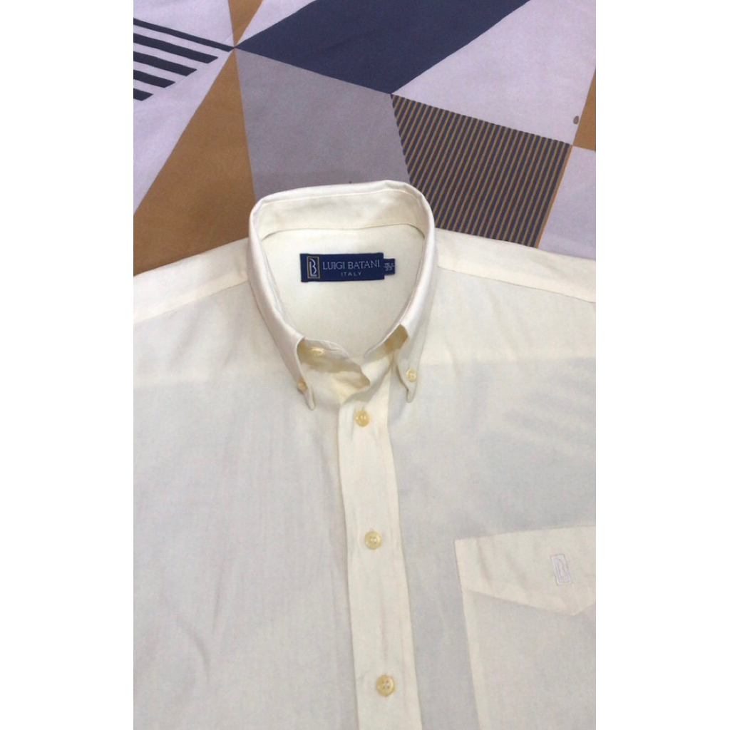 Kemeja lengan panjang luigi batani size L