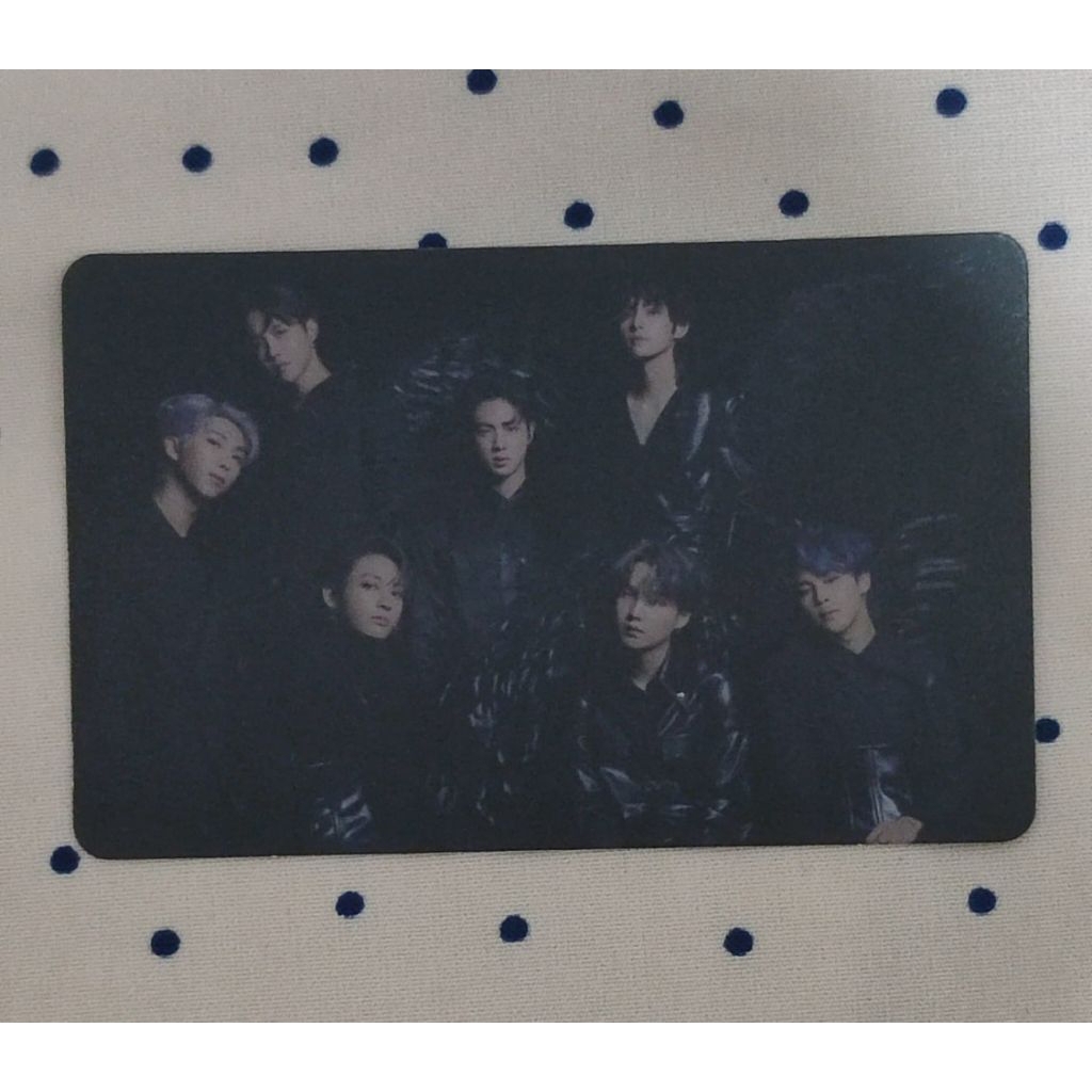 Photocard BTS map of the soul 7 group photocard official