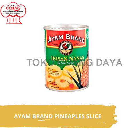 

AYAM BRAND PINEAPPLE SLICE 565 GR