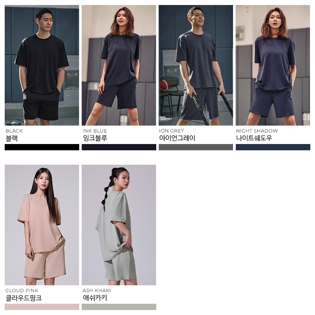 STL Korea Cooling Dry Stretch Club T-Shirt / Kaos Olahraga Quick Dry Unisex