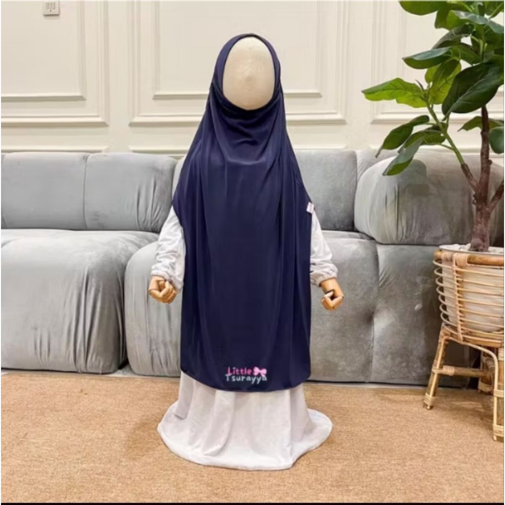 French Khimar Anak Sheina by Litlle Tsurayya/French Khimar Anak/Hijab Anak