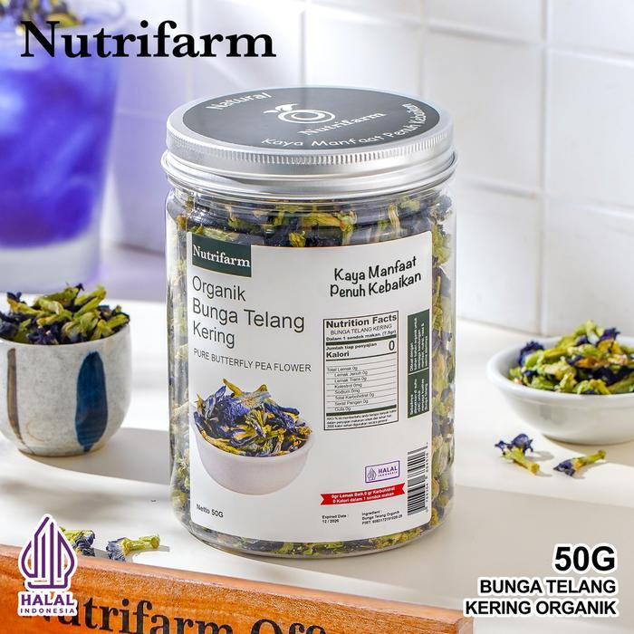 

NUTRIFARM TEH BUNGA TELANG ORGANIK 50GRAM - TEH BUNGA TELANG 50G