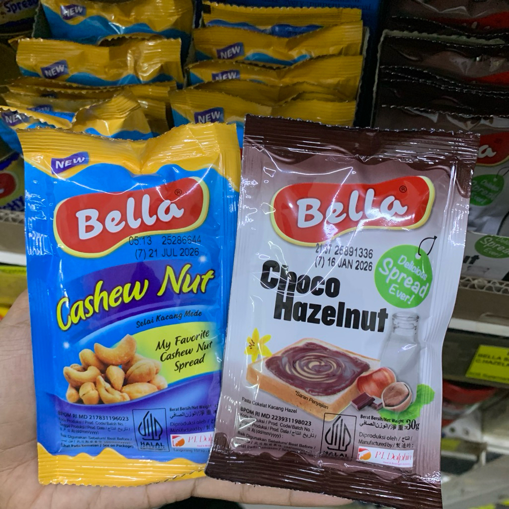 

Bella Selai Coklat Selai Kacang 30gr