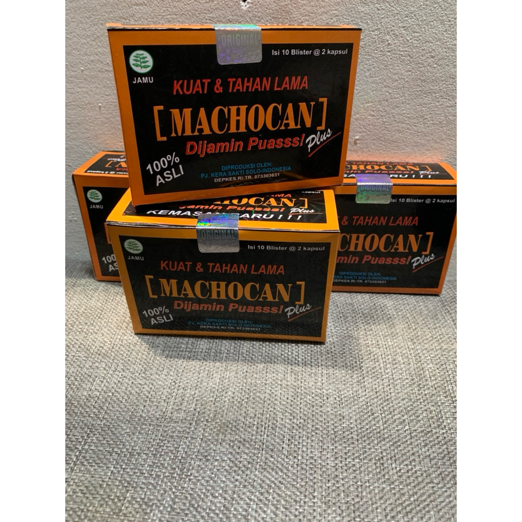 Herbal Kapsul Blizter Machocan Original