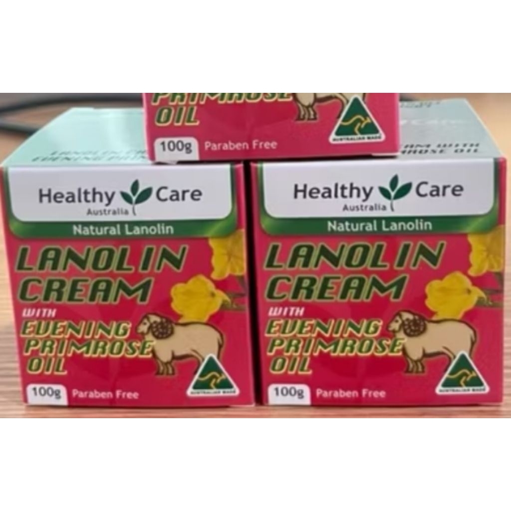 Healthy Care Australia Lanolin Cream with Evening Primrose Oil Healthy Care 100 gr