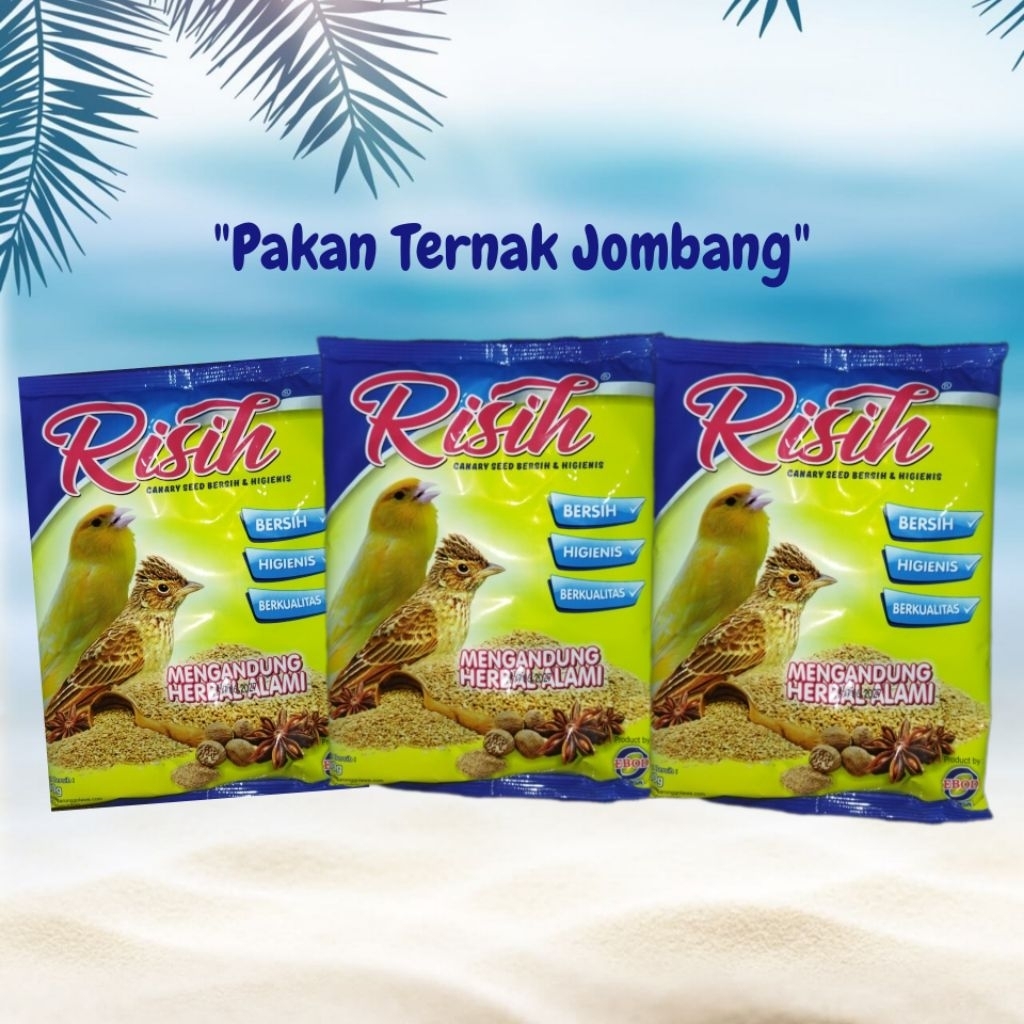 RISIH KENARI EBOD JAYA PAKAN BURUNG KENARI BRANJANGAN