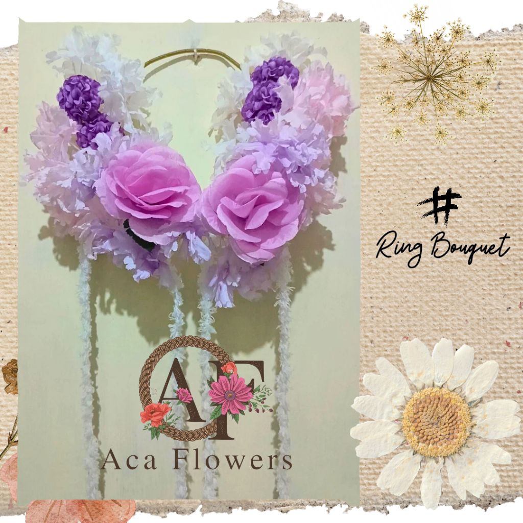 Ring Bouquet/Hand Bouquet/Bunga Tangan/ Bunga pengantin