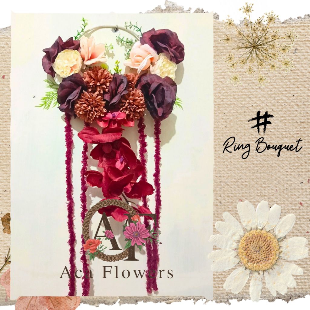 Ring Bouquet/Hand Bouquet/ bunga pengantin
