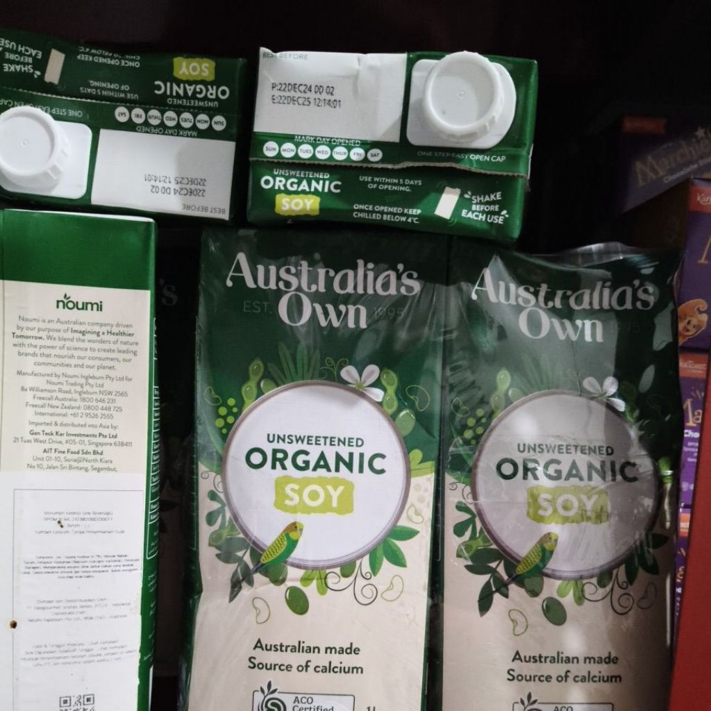 

australia's own organic soy 1liter