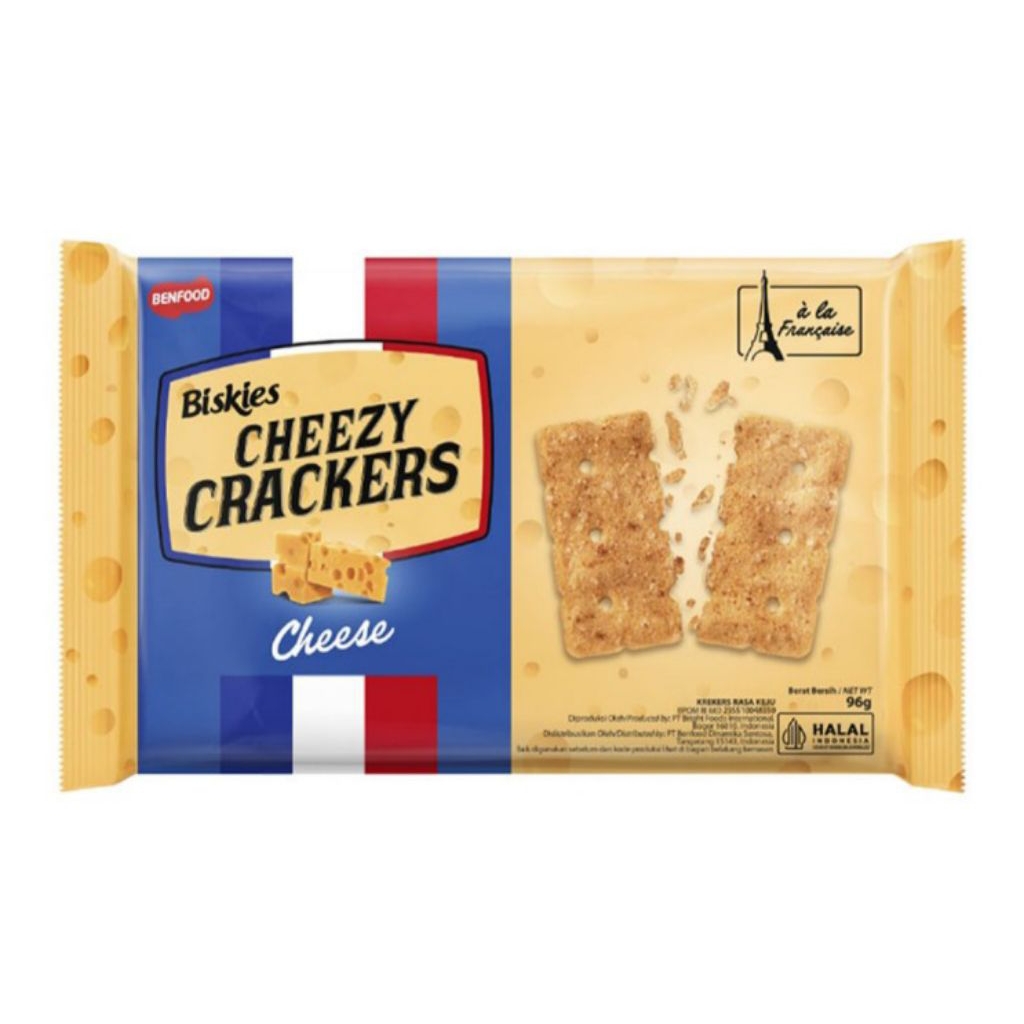 

Biskies Cheezy Crackers Keju 96 g