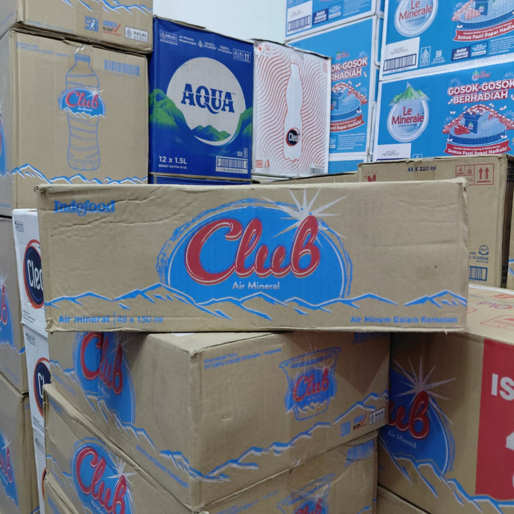 air mineral Club gelas mini 150ml isi 48