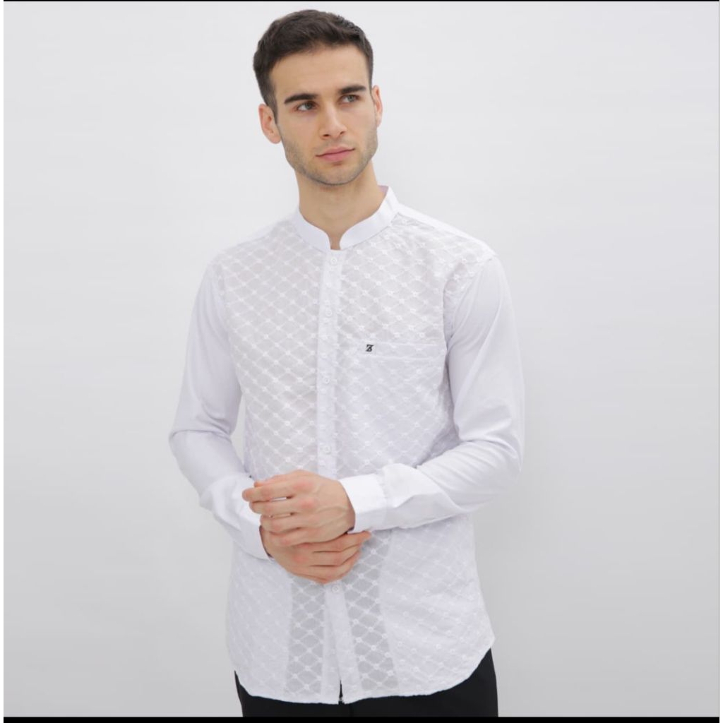 kemko terbaru slimfit,kemko Zabeer,Brukat kombinasi polos