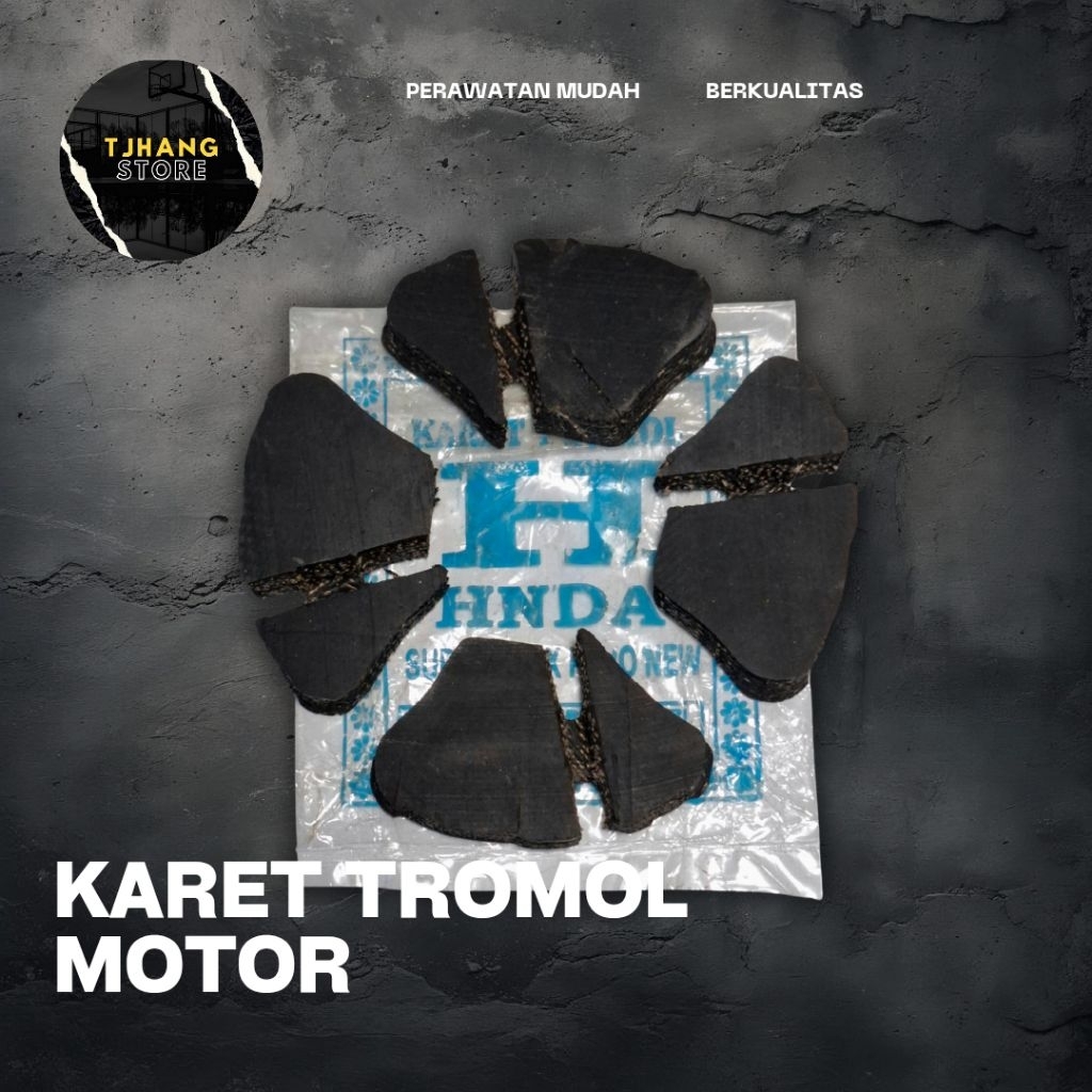 Karet tromol / Karet gear motor Kharisma, Supra Fit New, Revo, Blade keluaran lama dari bahan ban fu