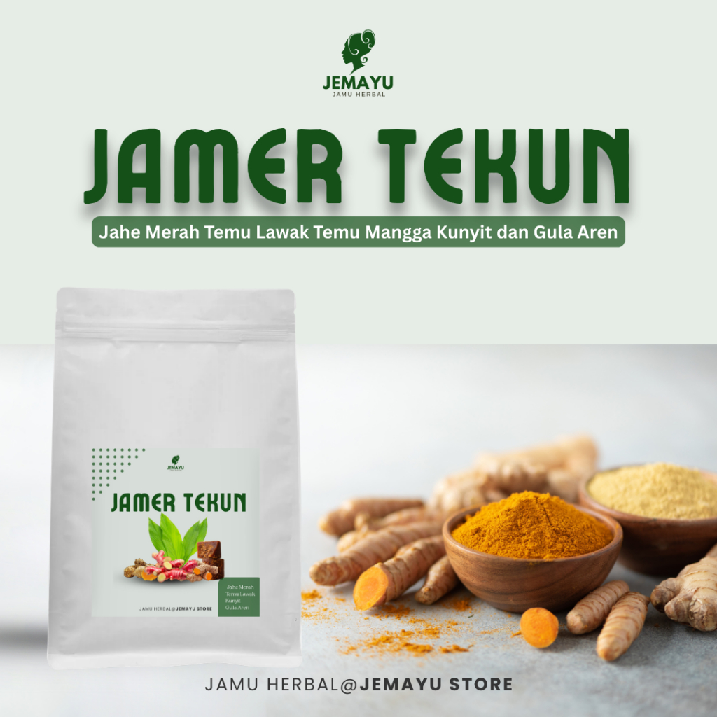 Jahe Merah Kunyit Temulawak Gula Aren Bubuk Murni Jamu Sehat Asam Lambung 250 gr
