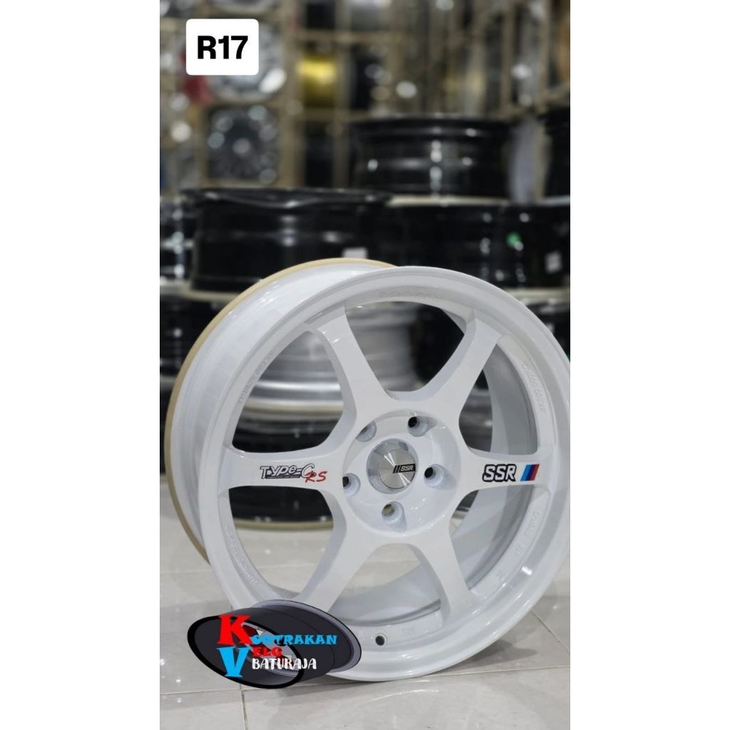 Velg SSR Type C R17 White 5x114 ( INNOVA ERTIGA RUSH TERIOS XPANDER DLL)