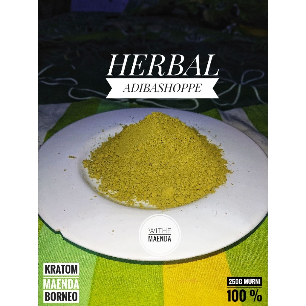 

Bubuk Herbal GreenTea Borneo 250gram Murni